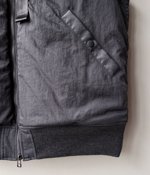 PHEENY/NYLON VAZZERO DUAL FACE FLIGHT VEST(GRAY)