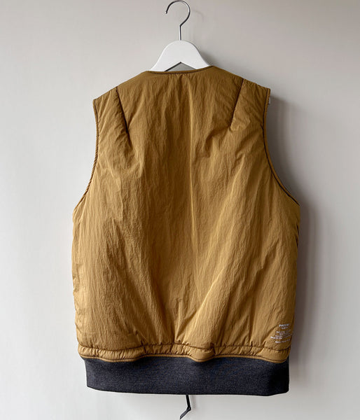 PHEENY/NYLON VAZZERO DUAL FACE FLIGHT VEST(GRAY)