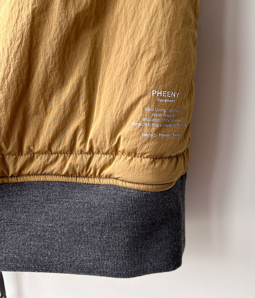 PHEENY/NYLON VAZZERO DUAL FACE FLIGHT VEST(GRAY)