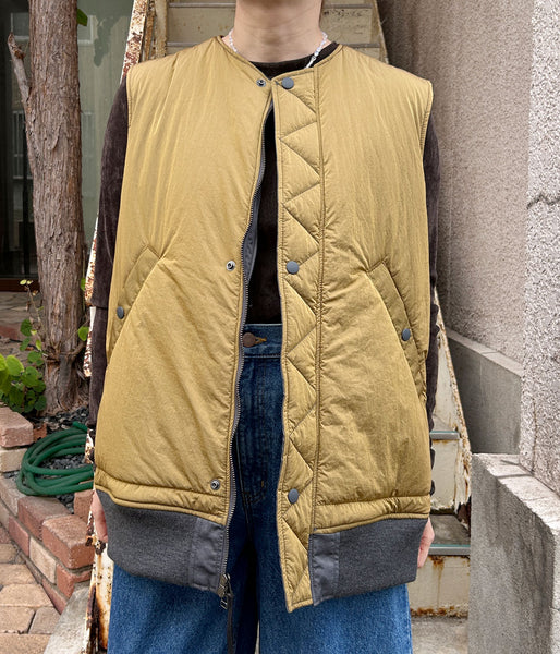 PHEENY/NYLON VAZZERO DUAL FACE FLIGHT VEST(GRAY)