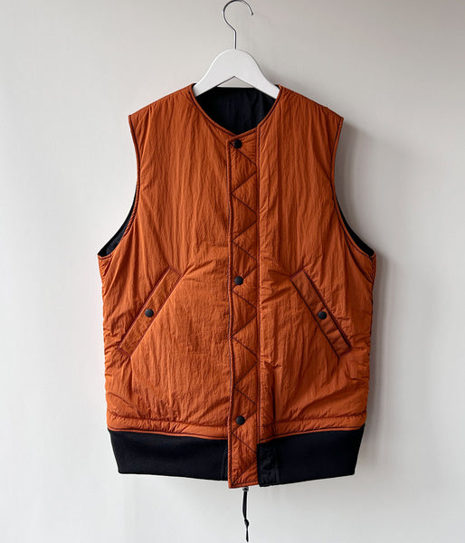 PHEENY/NYLON VAZZERO DUAL FACE FLIGHT VEST(BLACK)