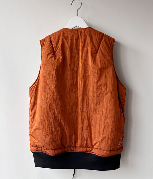PHEENY/NYLON VAZZERO DUAL FACE FLIGHT VEST(BLACK)