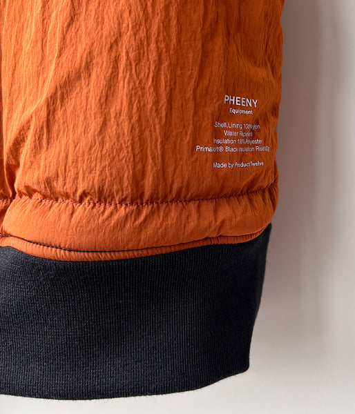 PHEENY/NYLON VAZZERO DUAL FACE FLIGHT VEST(BLACK)