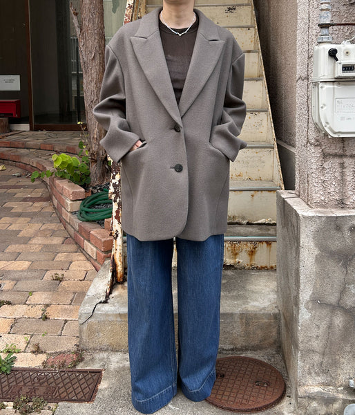 PHEENY/NEEDLE REVER STRETCH JACKET COAT(GRAY)