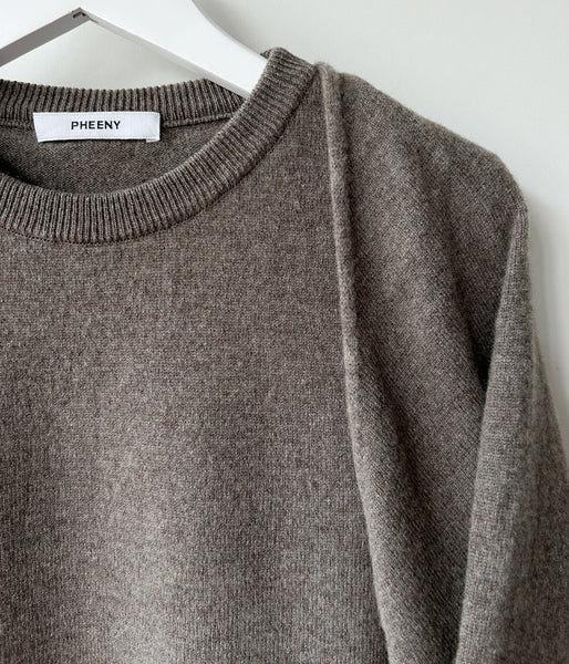 PHEENY/MERINO WOOL CONVERTIBLE BOLERO KNIT(MOCHA)