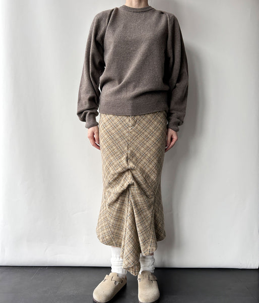 PHEENY/MERINO WOOL CONVERTIBLE BOLERO KNIT(MOCHA)