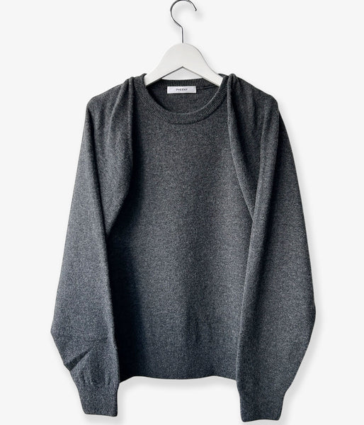 PHEENY/MERINO WOOL CONVERTIBLE BOLERO KNIT(GRAY)