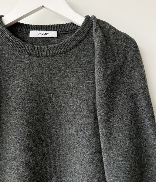PHEENY/MERINO WOOL CONVERTIBLE BOLERO KNIT(GRAY)