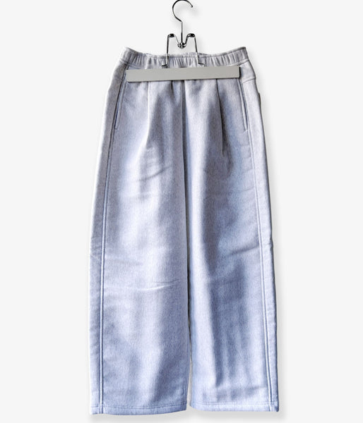 PHEENY/ATHLETIC FLEECE TUCKED WIDE PANTS(GRAY)