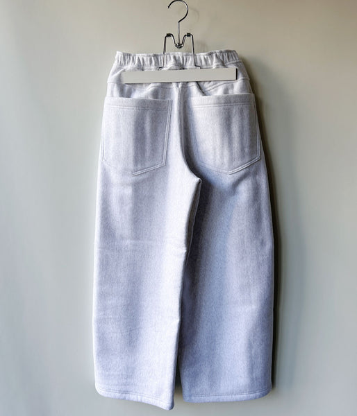 PHEENY/ATHLETIC FLEECE TUCKED WIDE PANTS(GRAY)