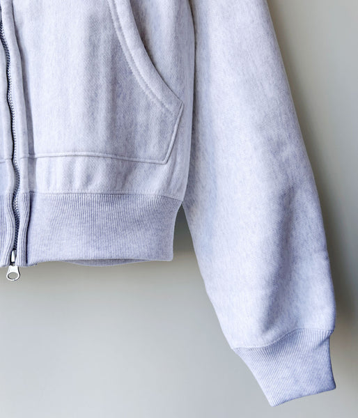 PHEENY/ATHLETIC FLEECE ZIP-UP HOODIE(GRAY)