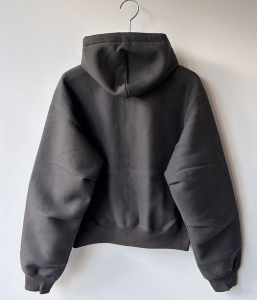 PHEENY/ATHLETIC FLEECE ZIP-UP HOODIE(CHARCOAL)