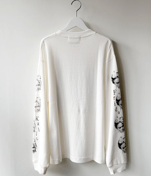 museum neu/Frida Kahlo Hammock Long Sleeve T-shirt(OFF WHITE)