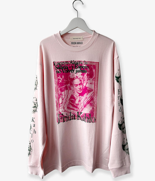 museum neu/Frida Kahlo Hammock Long Sleeve T-shirt(DUSTY PINK)