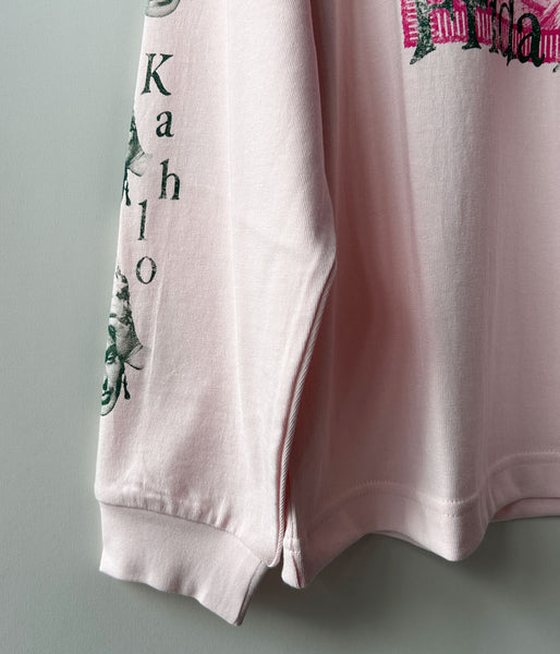 museum neu/Frida Kahlo Hammock Long Sleeve T-shirt(DUSTY PINK)