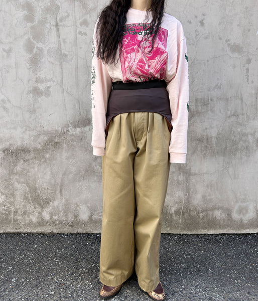 museum neu/Frida Kahlo Hammock Long Sleeve T-shirt(DUSTY PINK)