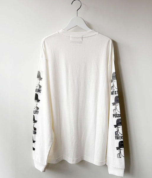 museum neu/Joseph Beuys Warhol Long Sleeve T-shirt(OFF WHITE)
