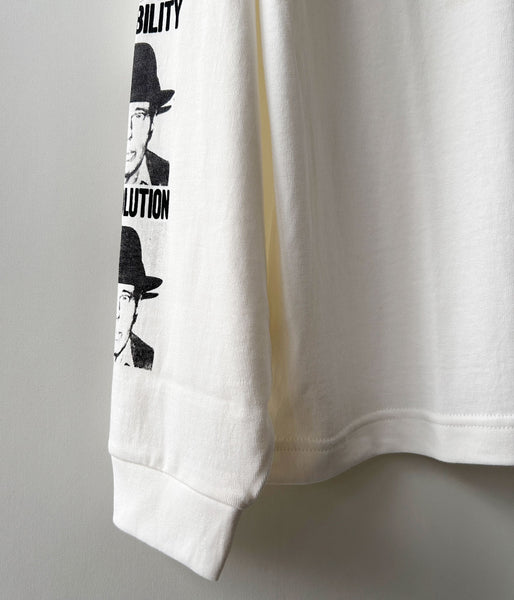 museum neu/Joseph Beuys Warhol Long Sleeve T-shirt(OFF WHITE)