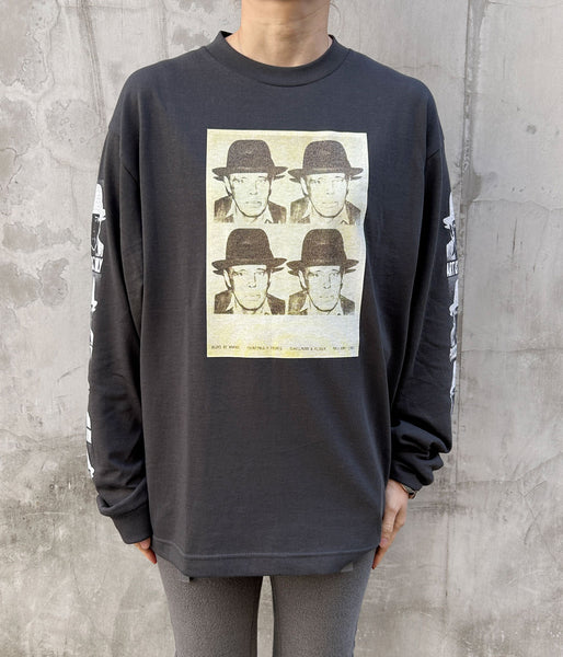 museum neu/Joseph Beuys Warhol Long Sleeve T-shirt(SUMIKURO)