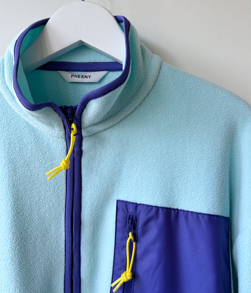 PHEENY/ECO FLEECE ZIP-UP BLOUSON(MINT)