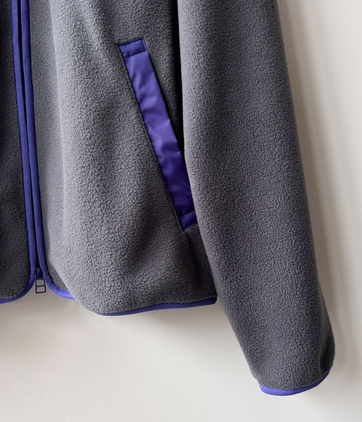 PHEENY/ECO FLEECE ZIP-UP BLOUSON(GRAY)