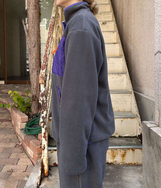 PHEENY/ECO FLEECE ZIP-UP BLOUSON(GRAY)
