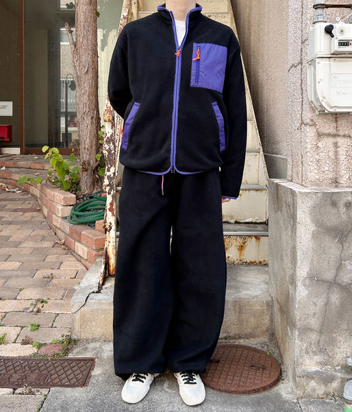 PHEENY/ECO FLEECE ZIP-UP BLOUSON(BLACK)
