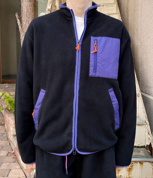 PHEENY/ECO FLEECE ZIP-UP BLOUSON(BLACK)