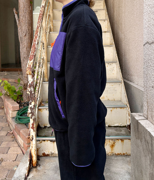 PHEENY/ECO FLEECE ZIP-UP BLOUSON(BLACK)