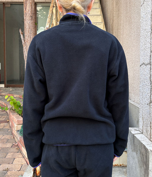 PHEENY/ECO FLEECE ZIP-UP BLOUSON(BLACK)