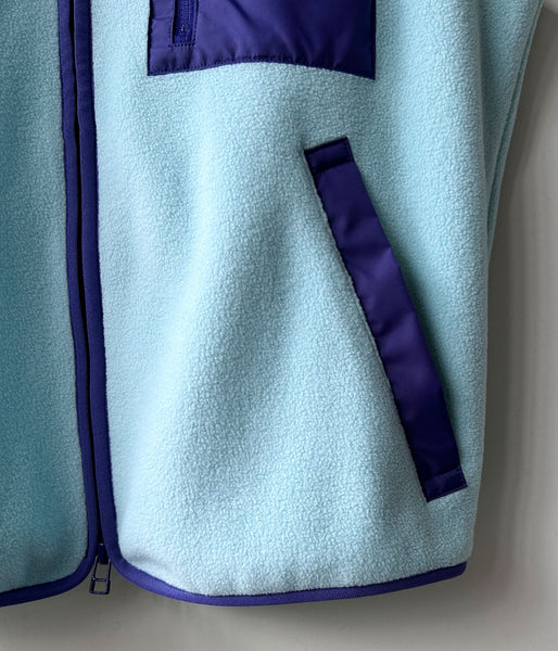 PHEENY/ECO FLEECE ZIP-UP VEST(MINT)