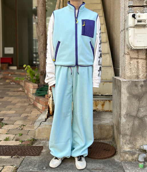 PHEENY/ECO FLEECE ZIP-UP VEST(MINT)