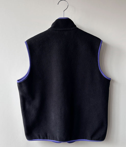 PHEENY/ECO FLEECE ZIP-UP VEST(BLACK)