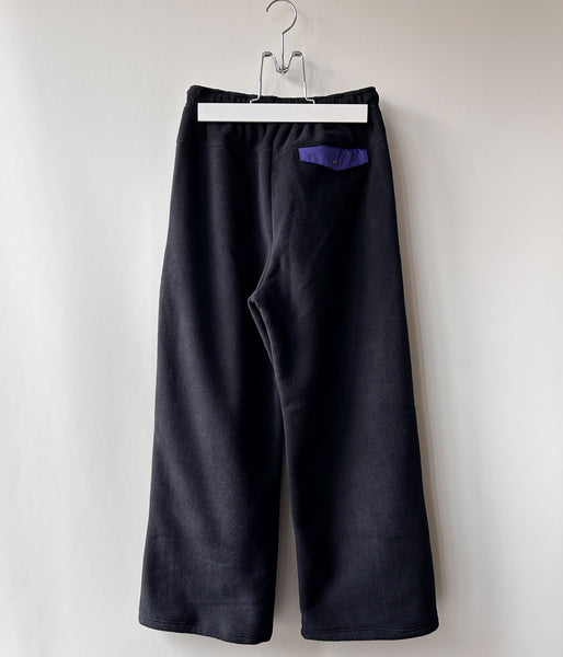 PHEENY/ECO FLEECE WIDE PANTS(BLACK)