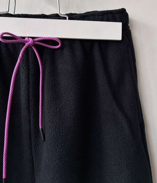 PHEENY/ECO FLEECE WIDE PANTS(BLACK)