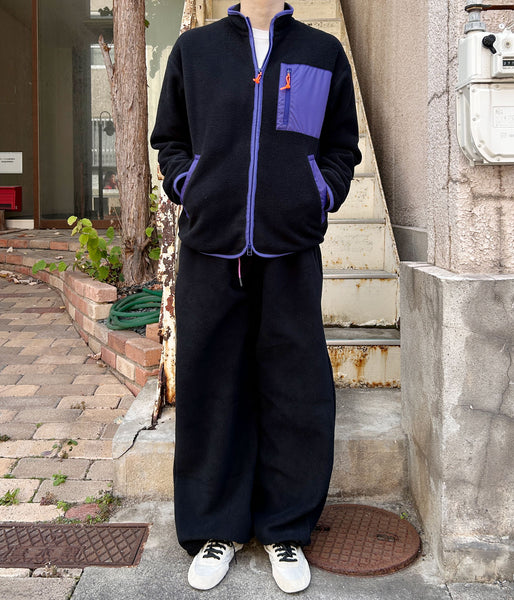 PHEENY/ECO FLEECE WIDE PANTS(BLACK)