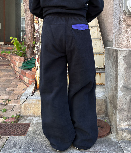 PHEENY/ECO FLEECE WIDE PANTS(BLACK)