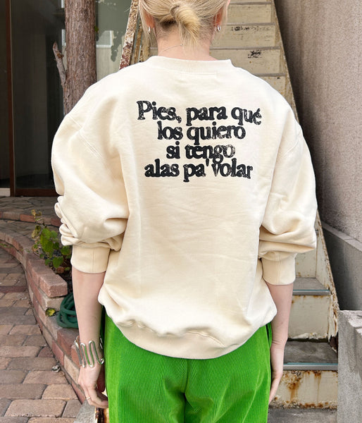 museum neu/Frida Kahlo Hammock Sweat Pullover(IVORY)