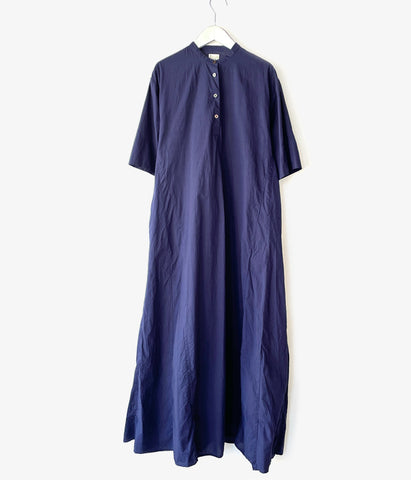 holk/SHIRT DRESS (NAVY BLUE)