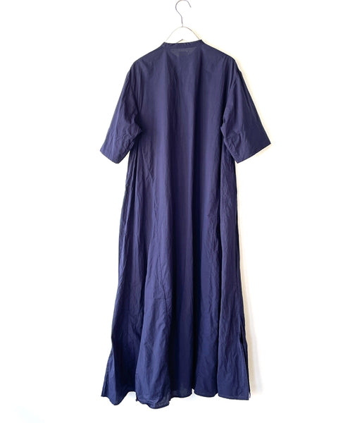 holk/SHIRT DRESS (NAVY BLUE)