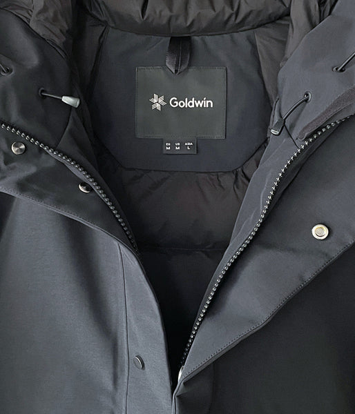 Goldwin Lifestyle/GORE-TEX HOODED DOWN JACKET (BLACK)