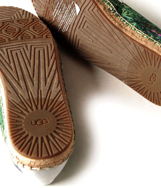 White Mountaineering/WM×UGG TROPICAL PATTERN PRINTED ESPADRILLE