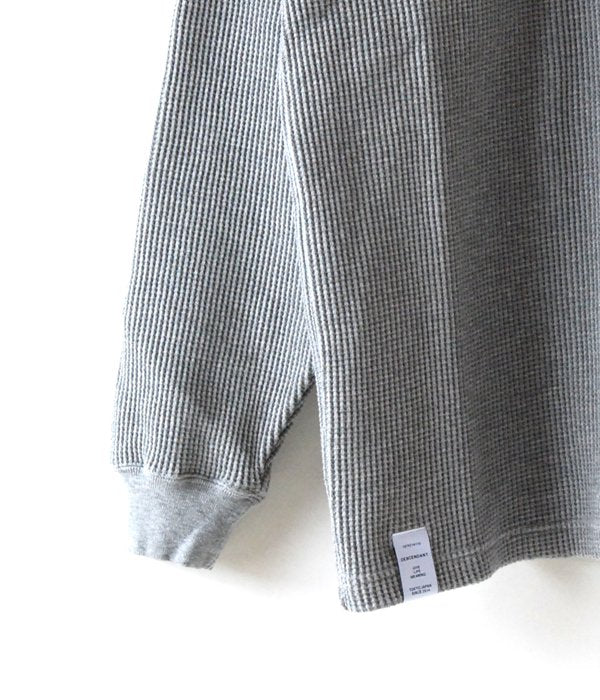 DESCENDANT/GAUFRE / WAFFLE LS(GRAY)