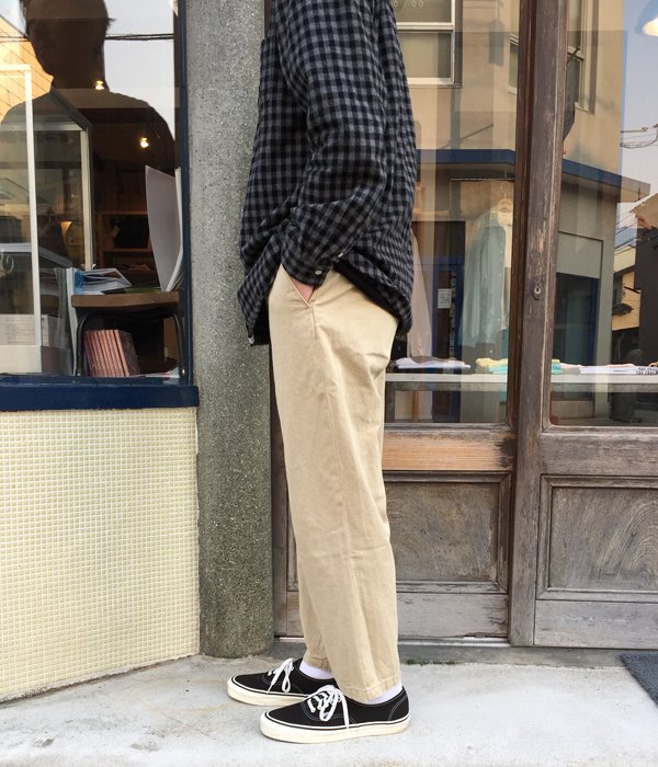 19AW DESCENDANT DC-6 TWILL TROUSER サイズ1 - ワークパンツ/カーゴパンツ