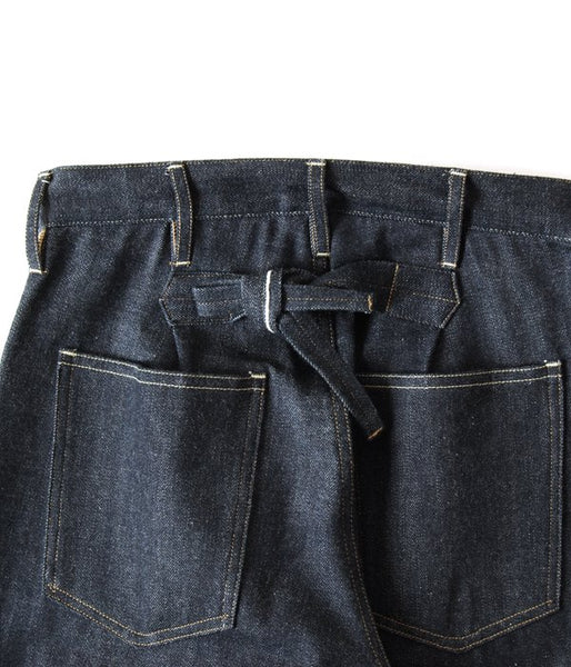 WRYHT/KNOTTED BUCK WIDE JEANS(INDIGO RAW)