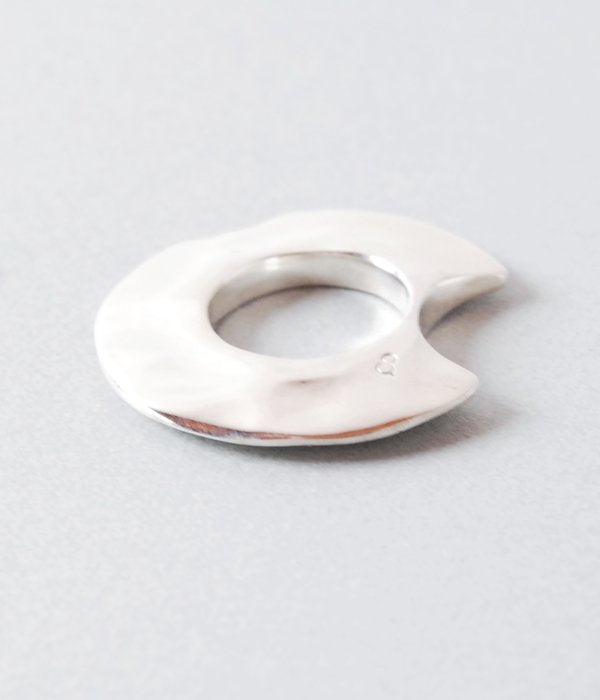 8UEDE/WAVER RING(SILVER)