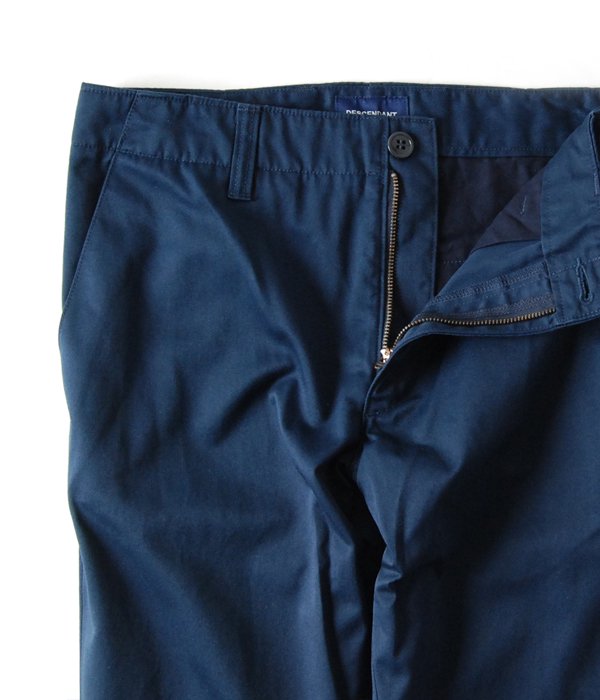 DESCENDANT/DC-4 / TWILL TROUSERS(NAVY)