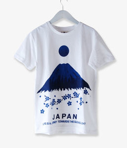 BLUE BLUE JAPAN/フジトサクラ JAPAN Tシャツ(WHITE)