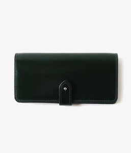 MARGARET HOWELL/BRIDLE LEATHER LONG WALLET(GREEN)