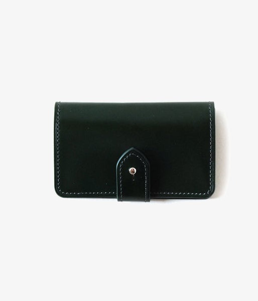 MARGARET HOWELL/BRIDLE LEATHER CARD HOLDER(GREEN)